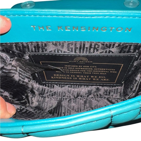 Kurt Geiger London Mini Kensington Quilted Leather Crossbody Bag - Picture 9 of 13